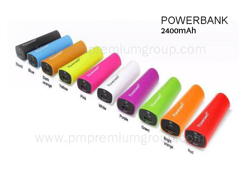 Powerbank 2,400 mAh Colourful