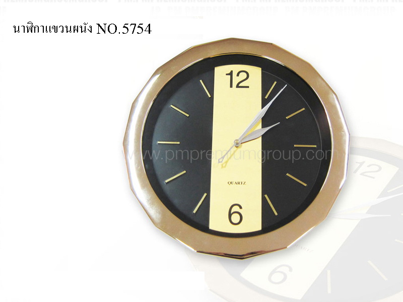 นาฬิกาแขวนผนัง No.5754สีทอง